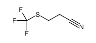 3-[(Trifluoromethyl)sulfanyl]propanenitrile结构式