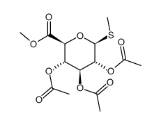 METHYL (METHYL 1-THIO-2,3,4-TRI-O-ACETYL-BETA-D-GLUCOPYRANOSID)-URONATE picture