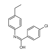 4-Chloro-N-(4-ethylphenyl)benzamide结构式