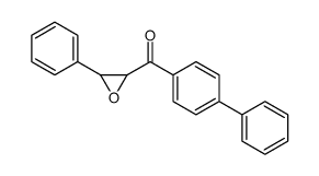 Methanone, (1,1'-biphenyl)-4-yl(3-phenyloxiranyl)- structure