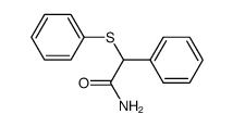 (+/-)-phenyl-phenylsulfanyl-acetic acid amide结构式