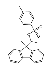 p-Toluolsulfonsaeure-[1-(9-methyl-fluoren-9-yl)-aethylester] Structure