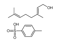 3,7-dimethylocta-2,6-dien-1-ol,4-methylbenzenesulfonic acid Structure