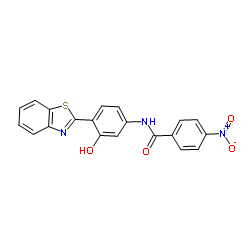 N-(4-BENZOTHIAZOL-2-YL-3-HYDROXYPHENYL)-4-NITROBENZAMIDE structure