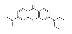 N3,N3-diethyl-N7,N7-dimethyl-phenothiazine-3,7-diyldiamine Structure