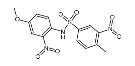 2-nitro-toluene-4-sulfonic acid-(4-methoxy-2-nitro-anilide) Structure