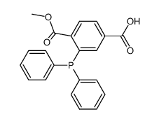 1-Methyl-2-diphenylphosphinoterephthalate Structure
