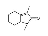 2H-INDEN-2-ONE, 1,4,5,6,7,7A-HEXAHYDRO-1,3-DIMETHYL-结构式