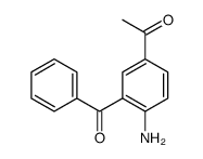 1-(4-amino-3-benzoylphenyl)ethanone结构式