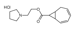 2-pyrrolidin-1-ium-1-ylethyl bicyclo[5.1.0]octa-3,5-diene-8-carboxylate,chloride结构式
