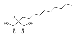 chloro-decyl-malonic acid Structure