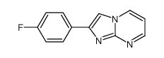 2-(4-Fluorophenyl)imidazo[1,2-a]pyrimidine Structure