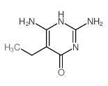 2,6-diamino-5-ethyl-1H-pyrimidin-4-one structure
