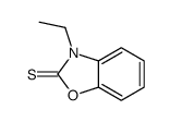 3-ethyl-1,3-benzoxazole-2-thione结构式