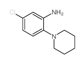 5-Chloro-2-piperidin-1-yl-phenylamine结构式