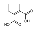 2-ethyl-3-methylbut-2-enedioic acid Structure