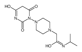 N-propan-2-yl-2-[4-(2,4,6-trioxo-1,3-diazinan-1-yl)piperazin-1-yl]acetamide Structure