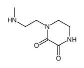 1-[2-(methylamino)ethyl]piperazine-2,3-dione Structure