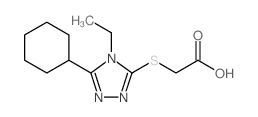 (5-环己基-4-乙基-4H-[1,2,4]噻唑-3-基-磺酰基)乙酸图片