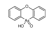 10-oxo-10H-10λ5-phenoxarsin-10-ol结构式