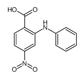 2-anilino-4-nitrobenzoic acid结构式