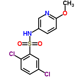 2,5-Dichloro-N-(6-methoxy-3-pyridinyl)benzenesulfonamide Structure