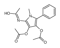 N-(3,4-Diacetoxy-1-methyl-5-phenyl-1H-pyrrol-2-yl)acetamide picture