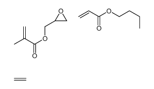 butyl prop-2-enoate,ethene,oxiran-2-ylmethyl 2-methylprop-2-enoate Structure