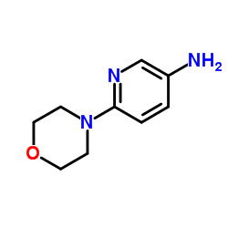 3-氨基-6-吗啉基吡啶结构式