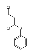 1,3-dichloropropylsulfanylbenzene结构式