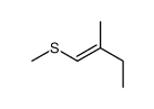 2-methyl-1-methylsulfanylbut-1-ene结构式