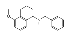 N-benzyl-5-methoxy-1,2,3,4-tetrahydronaphthalen-1-amine结构式