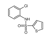 N-(2-chlorophenyl)thiophene-2-sulfonamide结构式