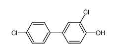 3,4'-Dichlorobiphenyl-4-ol结构式