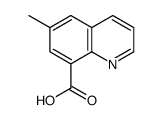 6-甲基喹啉-8-甲酸结构式