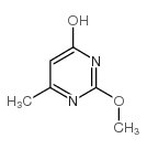 2-甲氧基-4-羟基-6-甲基嘧啶结构式