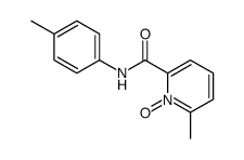 6-methyl-N-(4-methylphenyl)-1-oxidopyridin-1-ium-2-carboxamide Structure