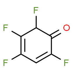 2,4-Cyclohexadien-1-one,2,4,5,6-tetrafluoro- Structure