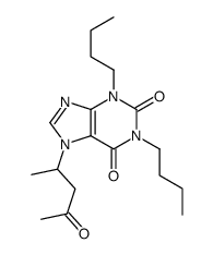 1,3-dibutyl-7-(4-oxopentan-2-yl)purine-2,6-dione Structure