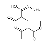 3,5-Pyridinedicarboxylicacid,1,2-dihydro-6-methyl-2-oxo-,5-methylester,3-hydrazide(9CI) Structure