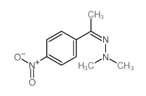 N-methyl-N-[1-(4-nitrophenyl)ethylideneamino]methanamine结构式