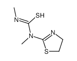 1-(4,5-dihydro-1,3-thiazol-2-yl)-1,3-dimethylthiourea Structure