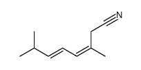 3,7-dimethylocta-3,5-dienenitrile结构式