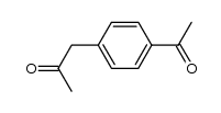 1-(4-acetylphenyl)propan-2-one结构式