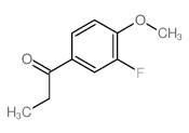 1-(3-fluoro-4-methoxyphenyl)propan-1-one structure