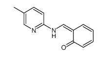 6-[[(5-methylpyridin-2-yl)amino]methylidene]cyclohexa-2,4-dien-1-one结构式
