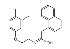 N-[2-(3,4-dimethylphenoxy)ethyl]-2-naphthalen-1-ylacetamide Structure