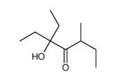 3-ethyl-3-hydroxy-5-methylheptan-4-one Structure