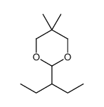 2-(1-ethylpropyl)-5,5-dimethyl-1,3-dioxane Structure