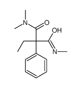 2-ethyl-N,N,N'-trimethyl-2-phenylpropanediamide Structure